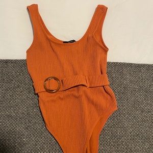 Orange Bodysuit